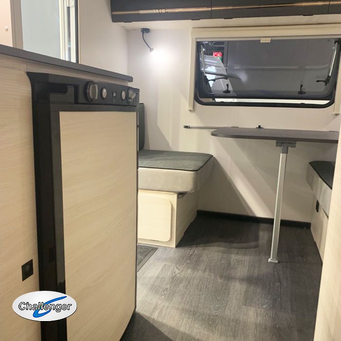 Challenger 90L built-in 3-way fridge freezer for motorhomes and caravans.
