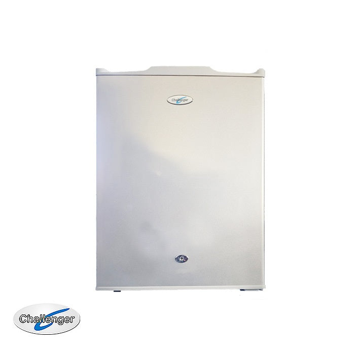 Challenger 68L Slimline Fridge – 12/24V, low power, slimline design. Includes freezer box, vegetable bin, fridge lock & brackets. Perfect for solar, off-grid, motorhomes, tiny homes & baches.