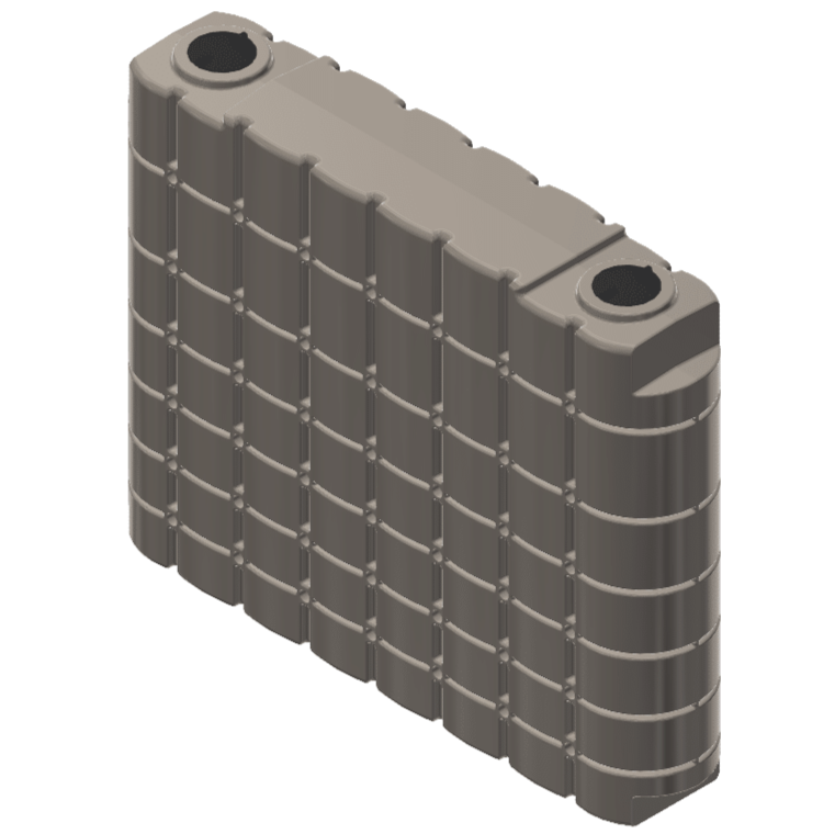 Slimline rainwater storage tank 2040 litres