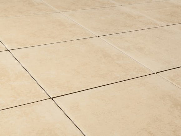 Outdoor Ceramic Deck Tiles Taupe - Pack of 10