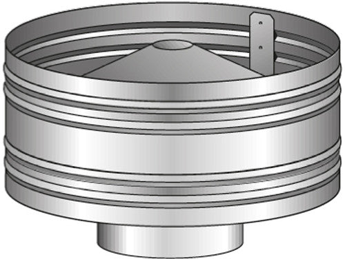 Anti Down-Draught Cowls  Select diameter. Suits NZ Wood Fires.