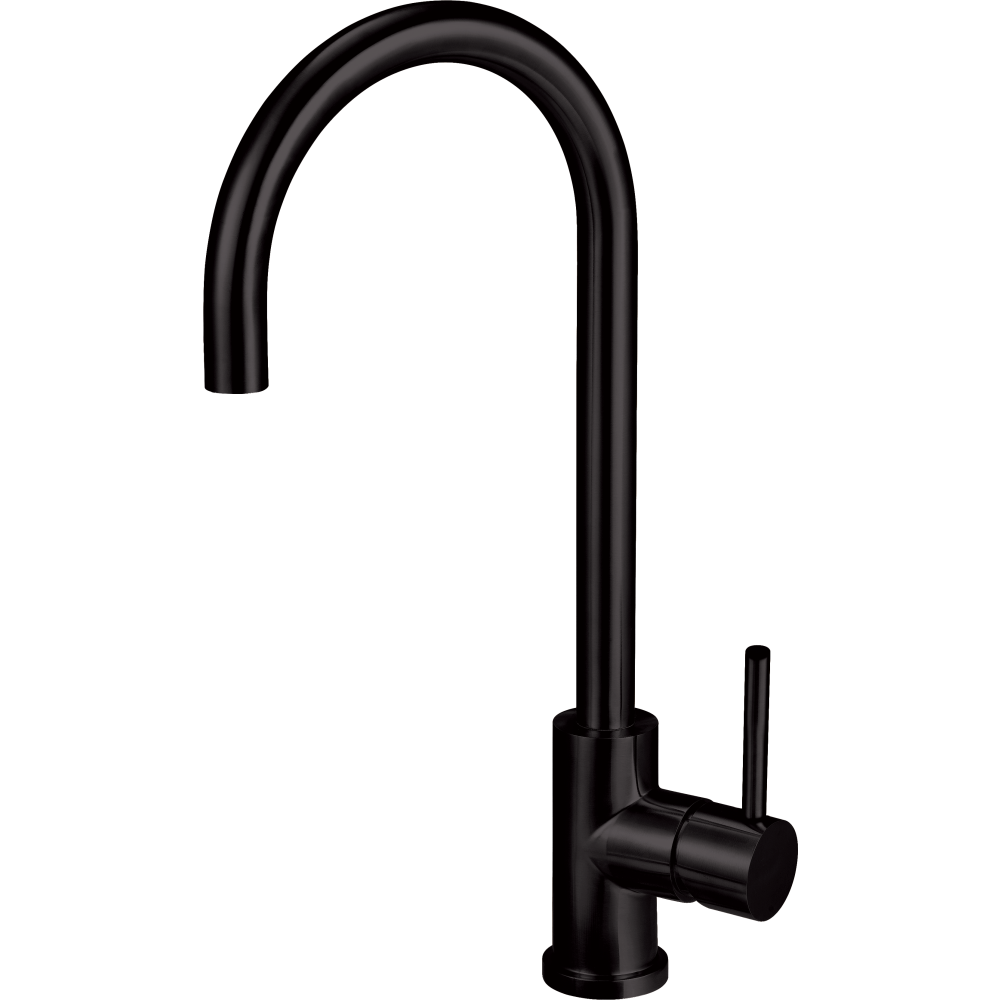 Aurora Black Gooseneck Mixer