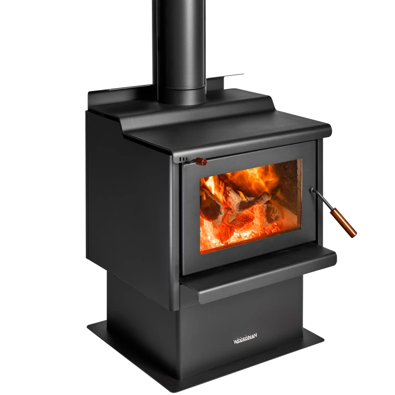 Woodsman Coleridge Pedestal Wood Fire