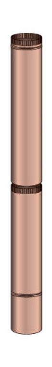 Combination Outer Casing with Slip 1200 x 250 Copper