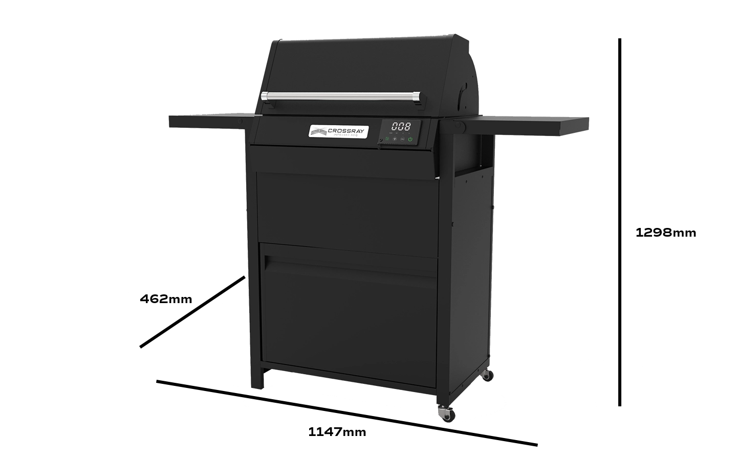 Crossray EXTREME Electric Portable BBQ with Trolly Outdoor Kitchen