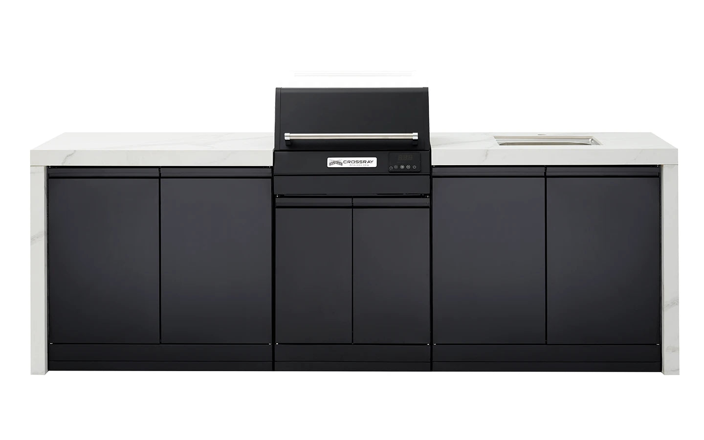 Crossray TCEK-02 BBQ, Cabinet & Sink Outdoor Kitchen