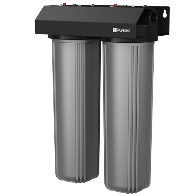 Puretec WH2-60 Whole House or Building Dual Water Purification System
