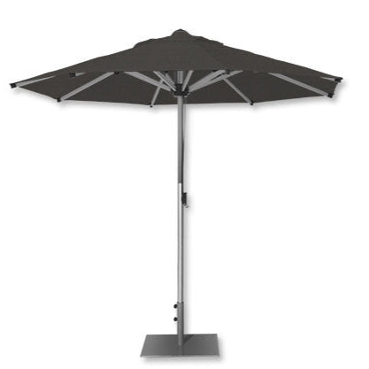 Shadowspec SU2 Patio Umbrella in Boulder Grey – durable outdoor umbrella