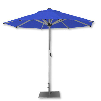 Shadowspec SU2 Patio Umbrella in Boulder Grey – durable outdoor umbrella