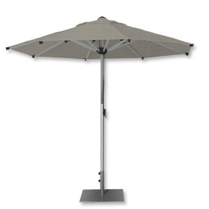 Shadowspec SU2 Patio Umbrella in Boulder Grey – durable outdoor umbrella