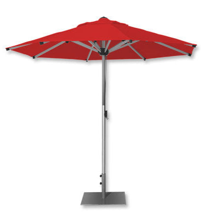 Shadowspec SU2 Patio Umbrella in Boulder Grey – durable outdoor umbrella