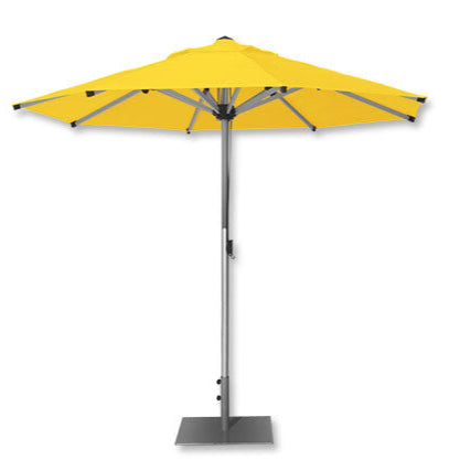 Shadowspec SU2 Patio Umbrella in Boulder Grey – durable outdoor umbrella
