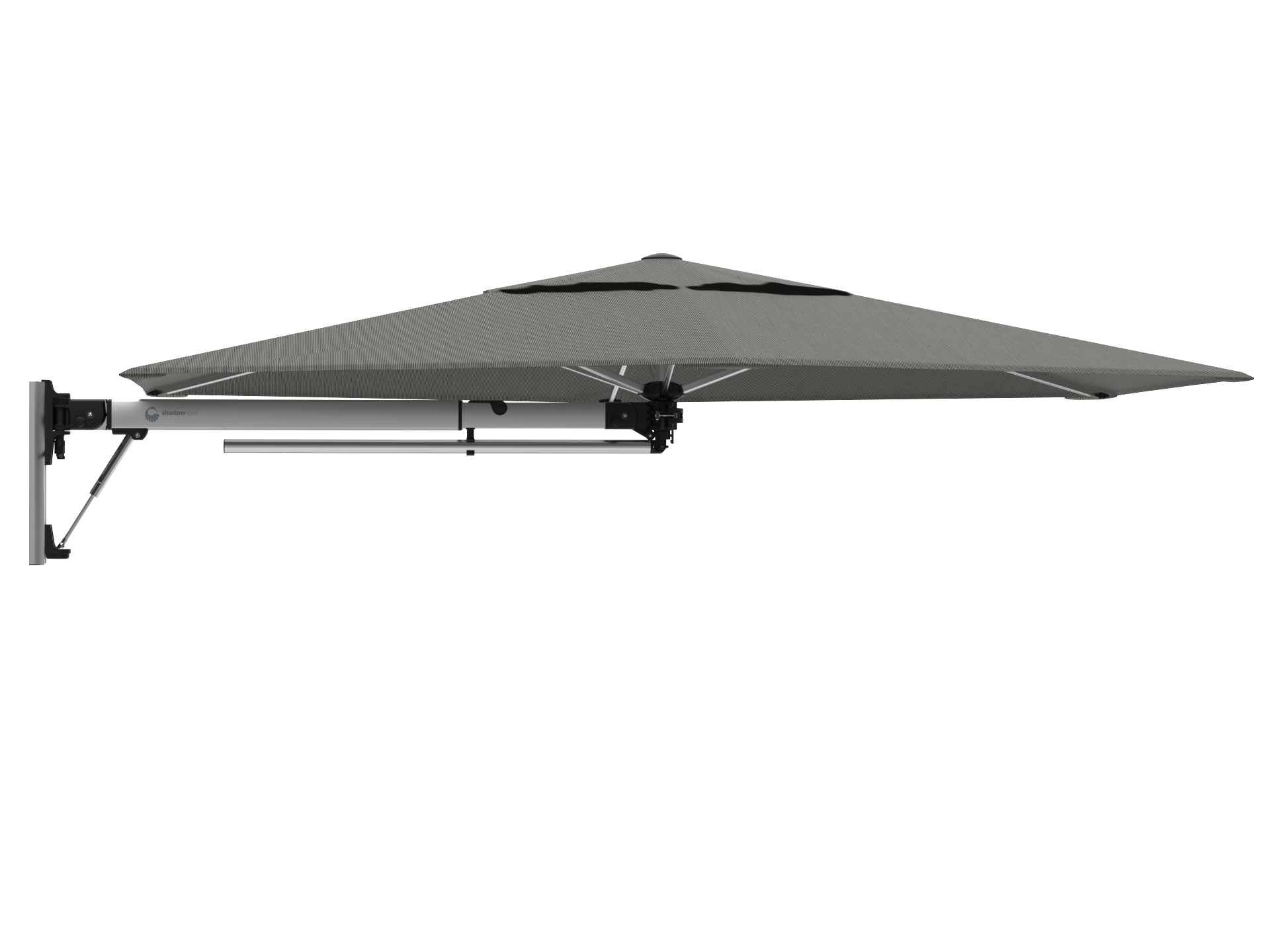 Shadowspec Retreat wall mounted umbrella for balconies and patios