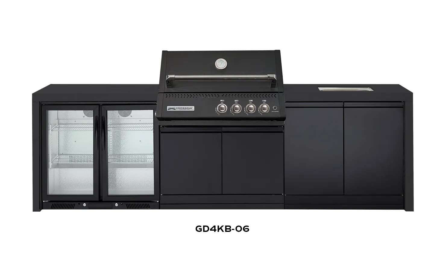 Crossray Xplor Outdoor Kitchen Black BBQ Black