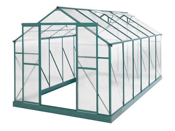 Evergreen Greenhouse 8ft x 14ft Green 6mm