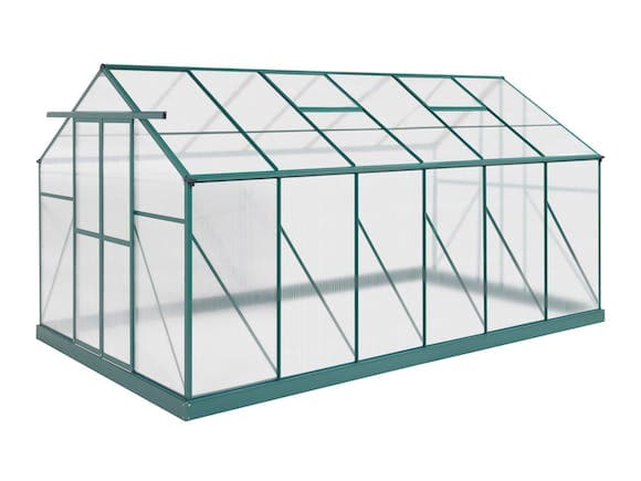 Evergreen Greenhouse 8ft x 14ft Green 6mm