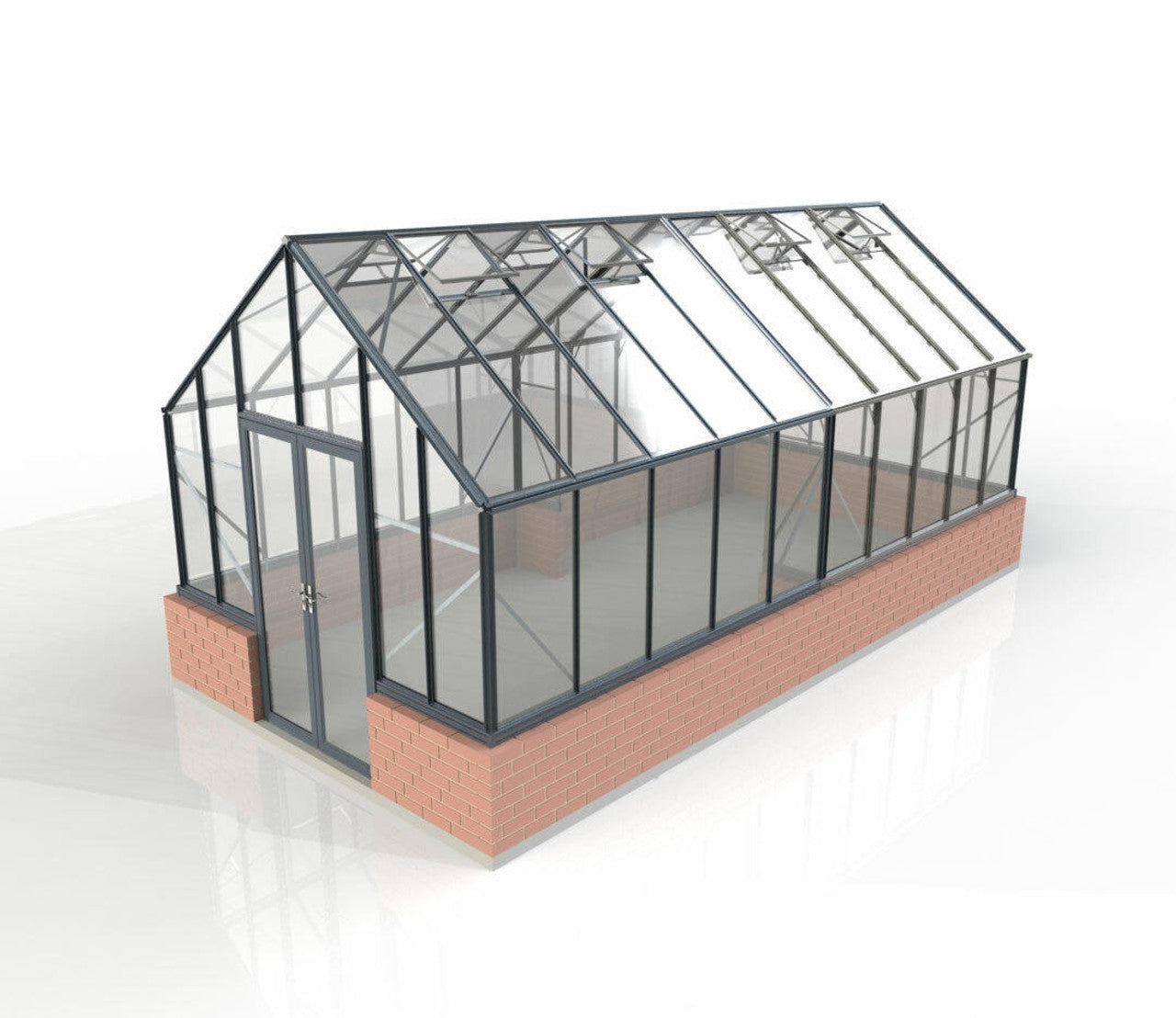 10x20ft (3.2x6.4m) Elite Stonewall Glasshouse