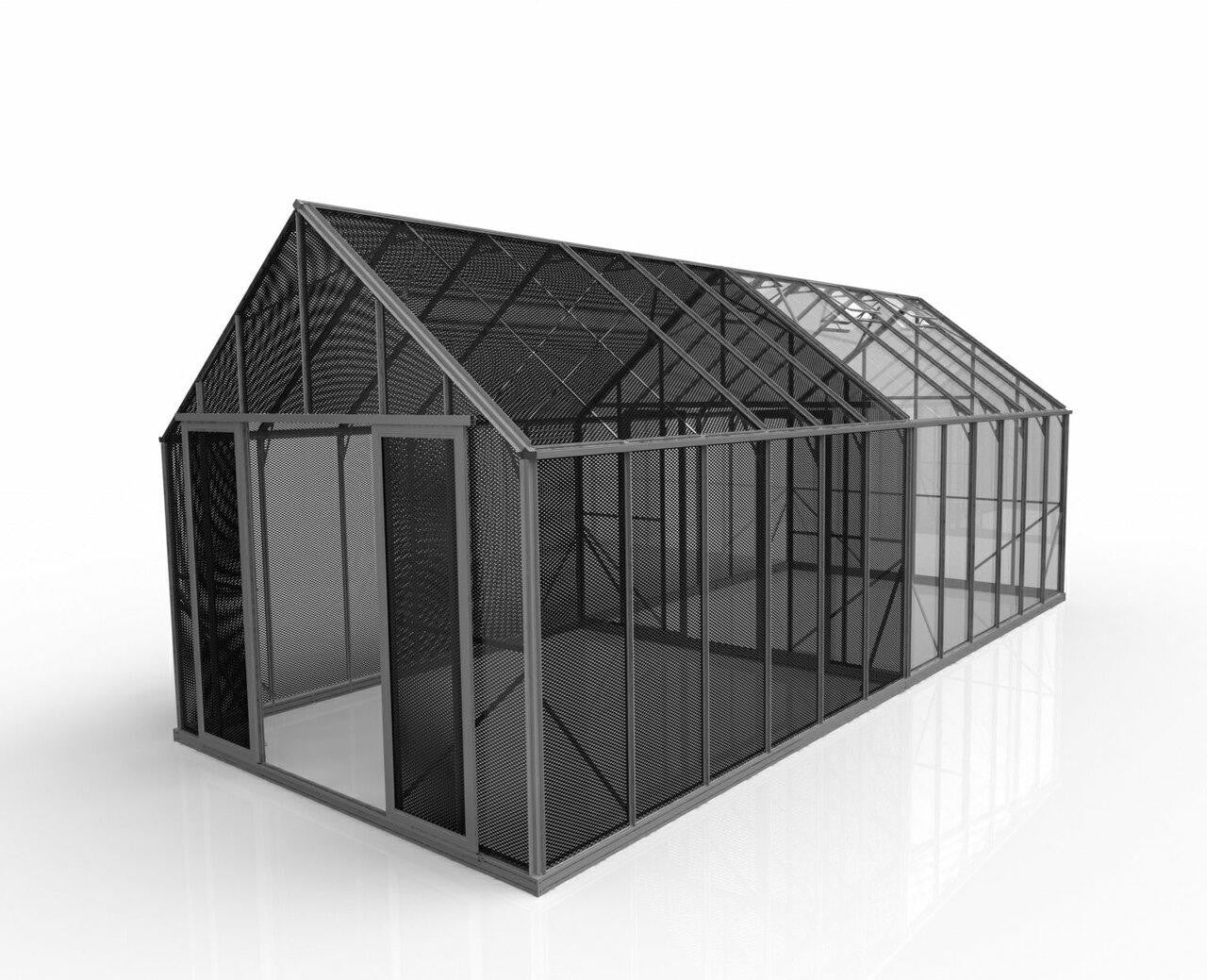 10x24ft (3.2x7.7m) MultiZone Growhouse