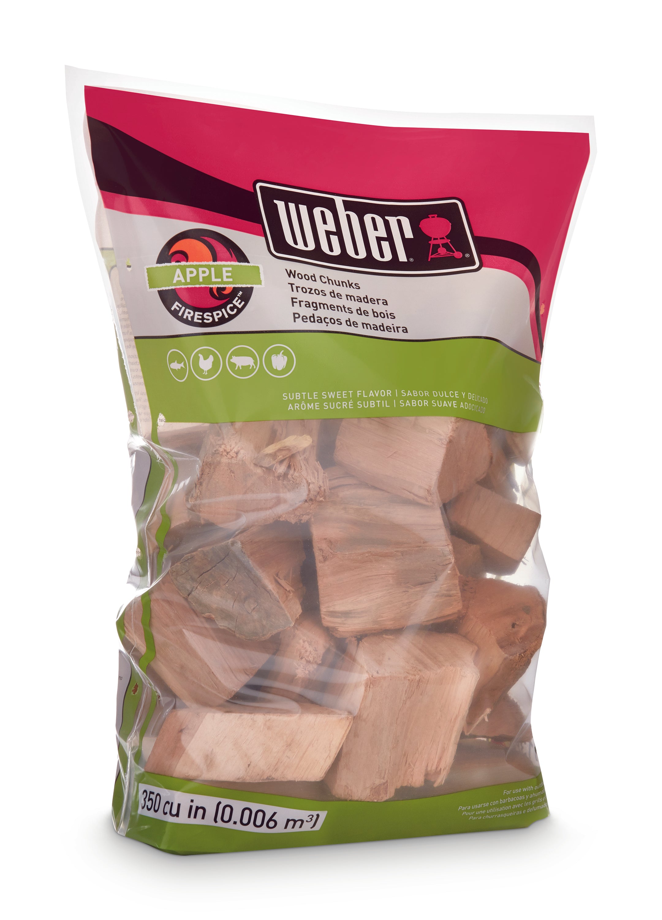 Weber Firespice Apple Wood Chunks for BBQs