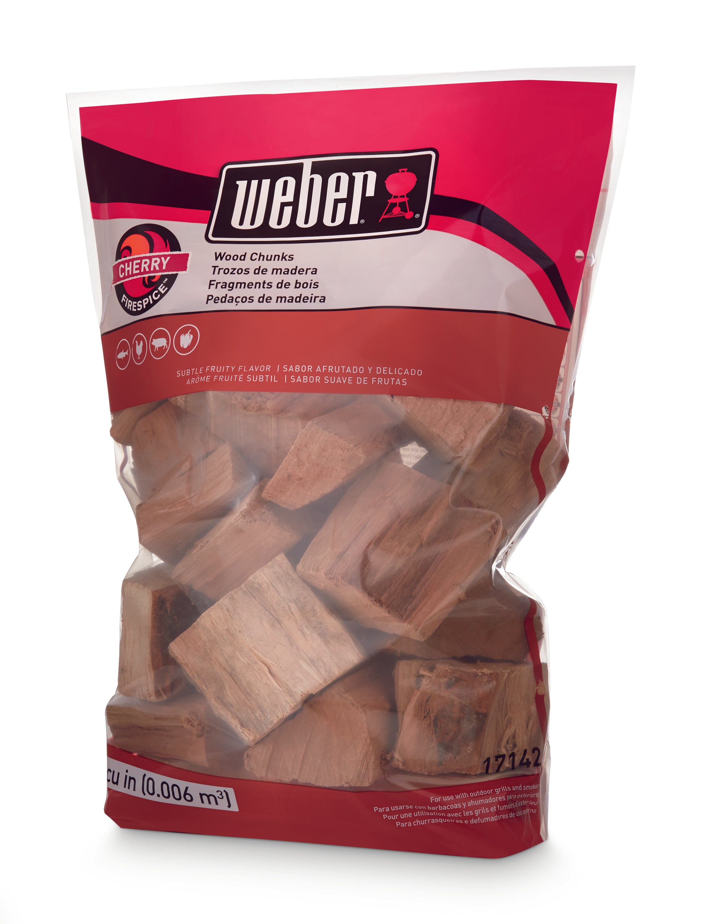 Cherry Wood Chunks for Weber BBQs