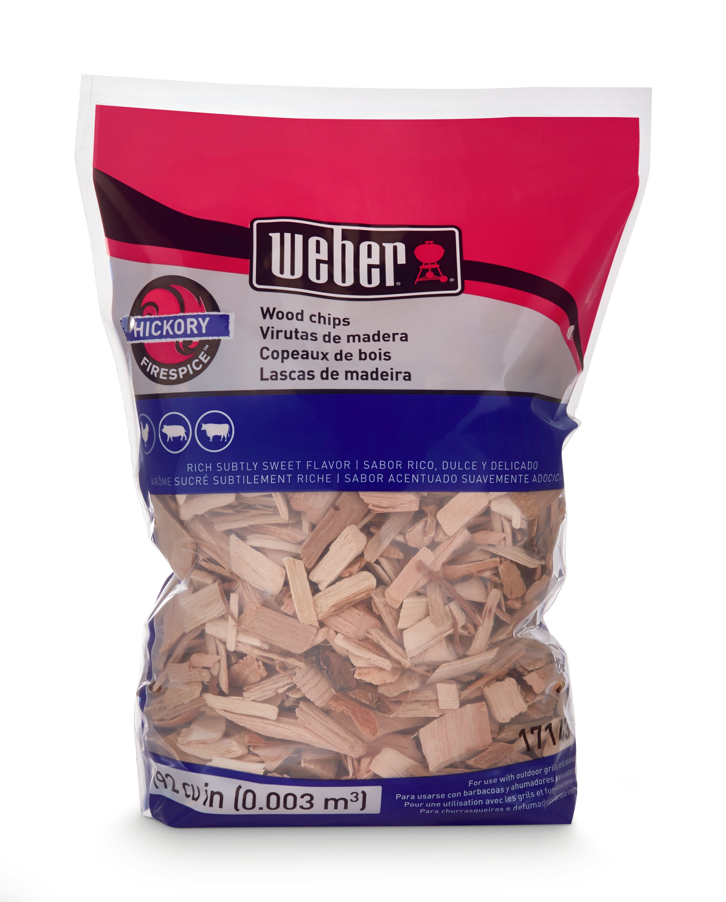 Weber Firespice Hickory Wood Chips for BBQs