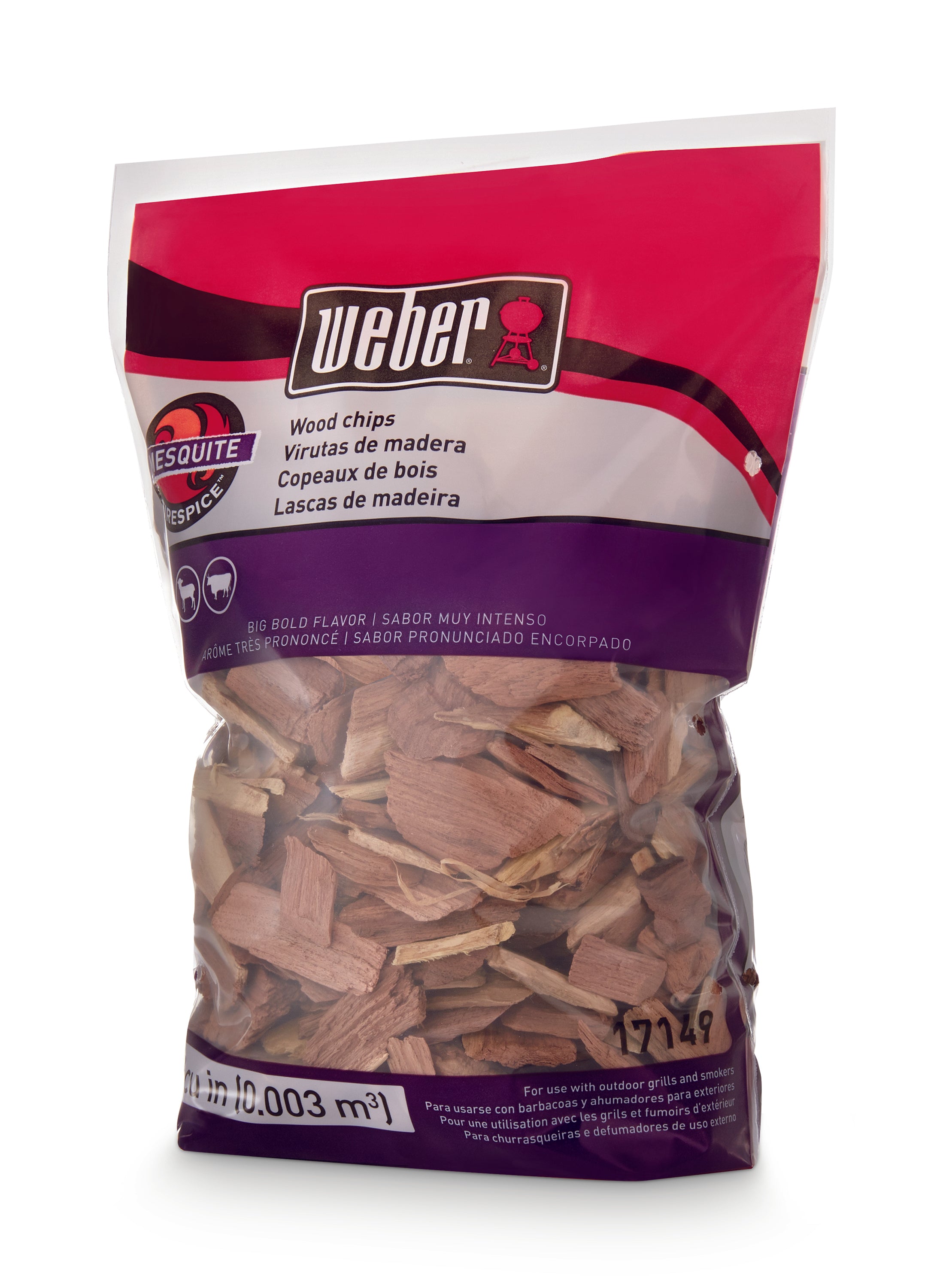 Mesquite Wood Chips for Weber BBQs -900g.