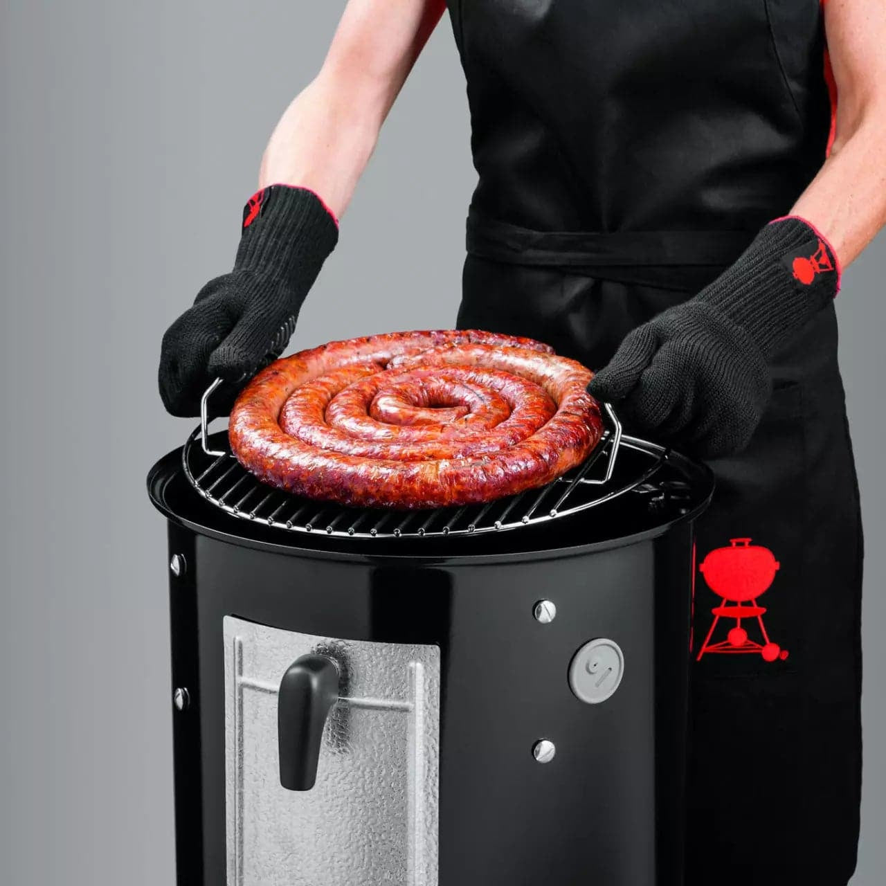 Weber 37cm Smokey Mountain Cooker - NZ BBQs.