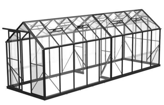 6x20ft (2x6.4m) Greenhouse 6mm Polycarbonate