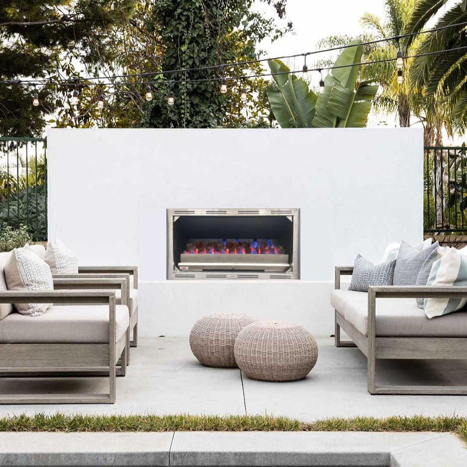 Jetmaster Gas Alfresco 1050 Timber Cavity LPG Fire Package