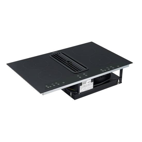 Parmco 800mm Induction Hob with Built In Downdraft DDC800BI