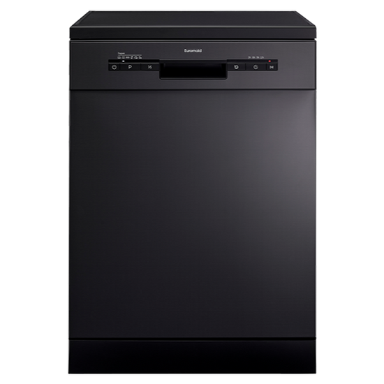 Euromaid Freestanding 60cm Dishwasher - Black E14DWB Appliances Online Clearance Home and Living Appliance Deals NZ