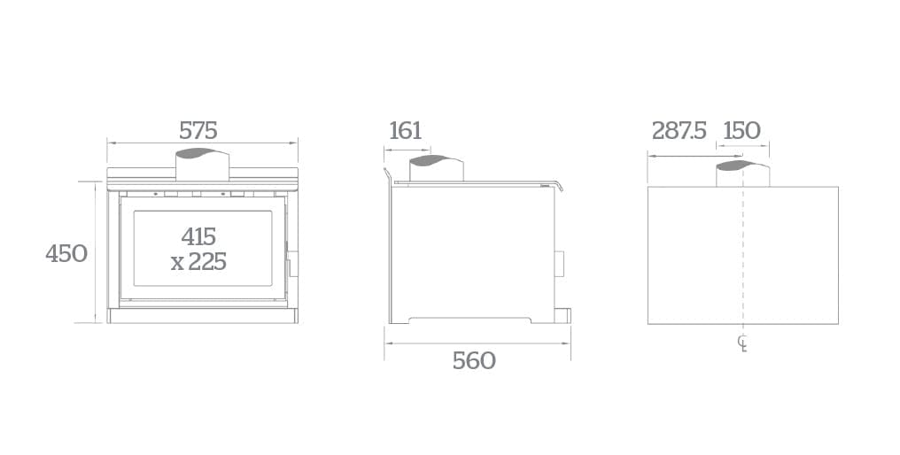 Kent Forbes Bench Top Wood Fire
