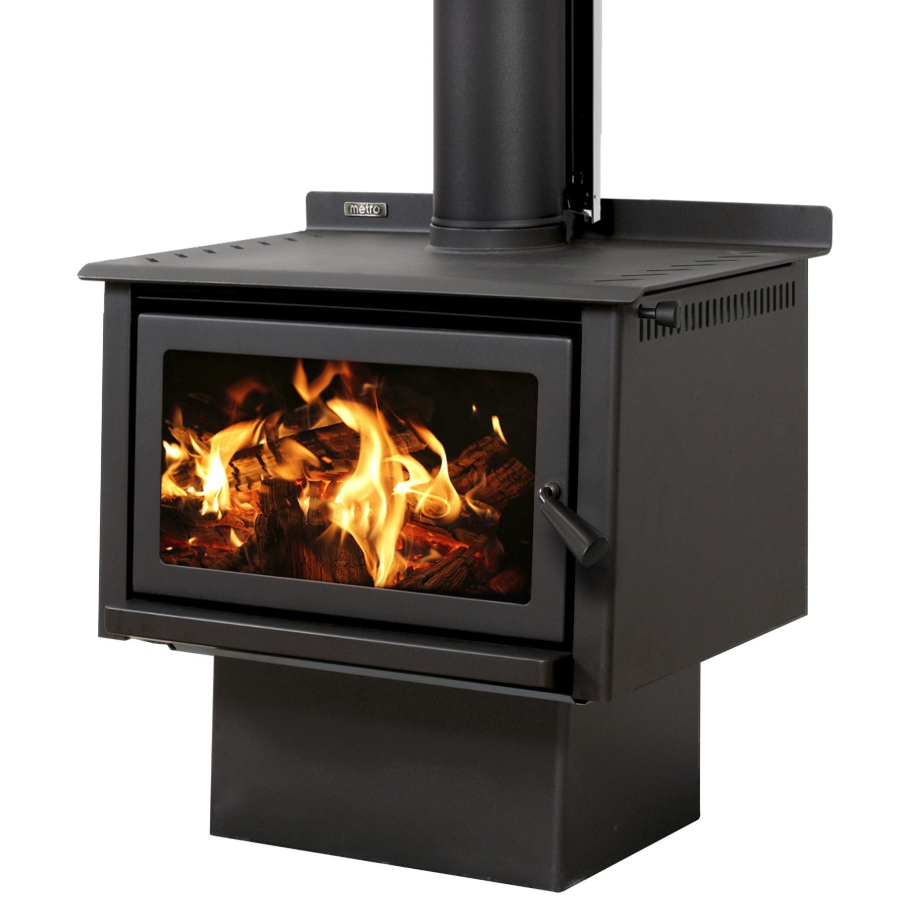 Metro Ultra Xtreme Rad wood fire with fan – NZ ULEB approved