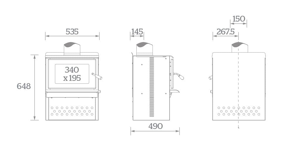 Kent Oxford Wood Fire suitable for nz homes