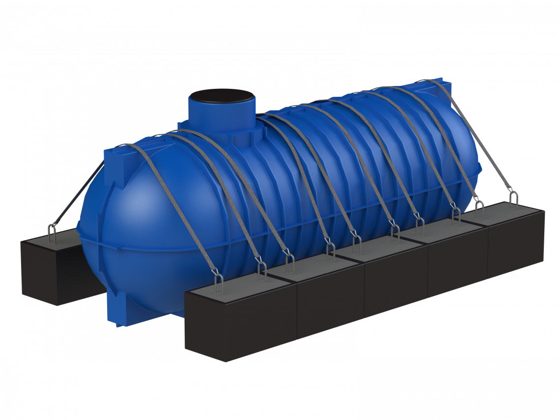 XPRESS Underground Uplift Restraint Kit 1.9m dia - Per 2500L (pair)