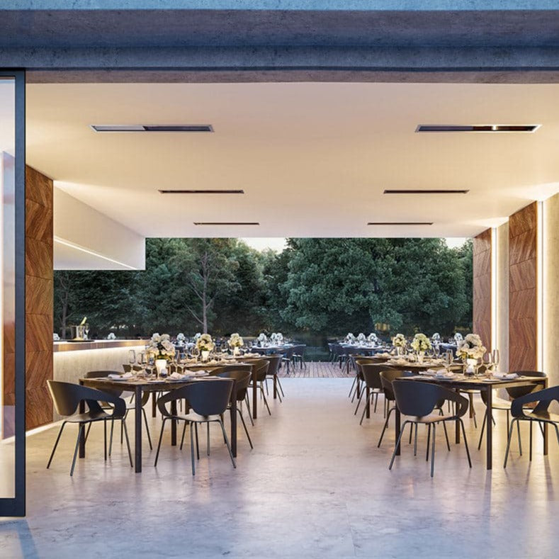 Bromic Platinum Smart-Heat 2300W Black Electric Heater  Heating Home and Living Home Solutions Home Heating Wood Fires Log Burners woodfires Gas heaters Outdoor heating