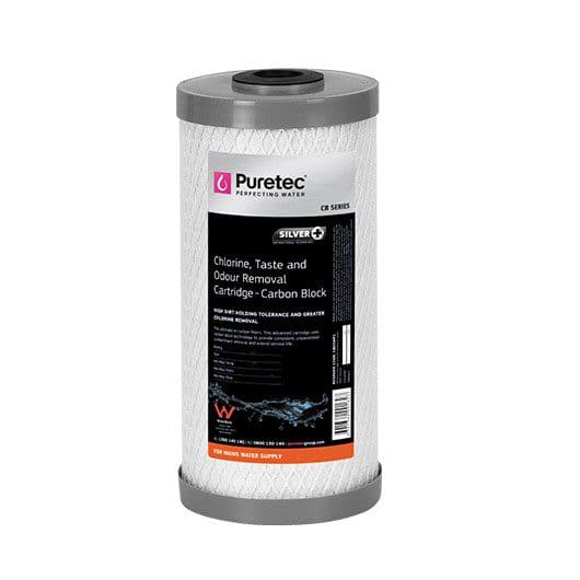 Carbon Block Maxi Plus Cartridge, 10 inch, 10um Online Deals