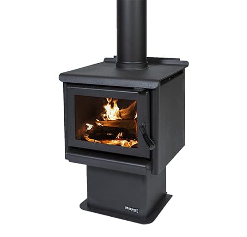 Masport R1200 Ped Radiant Wood Burner – Turfrey.co.nz