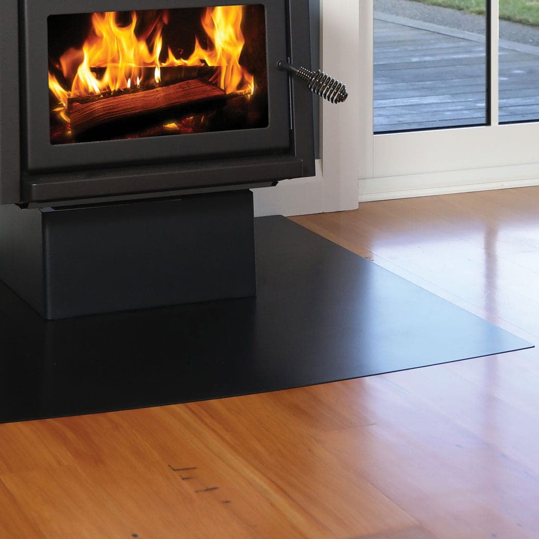 Metro Slimline Medium Wall Floor Protector for wood fires