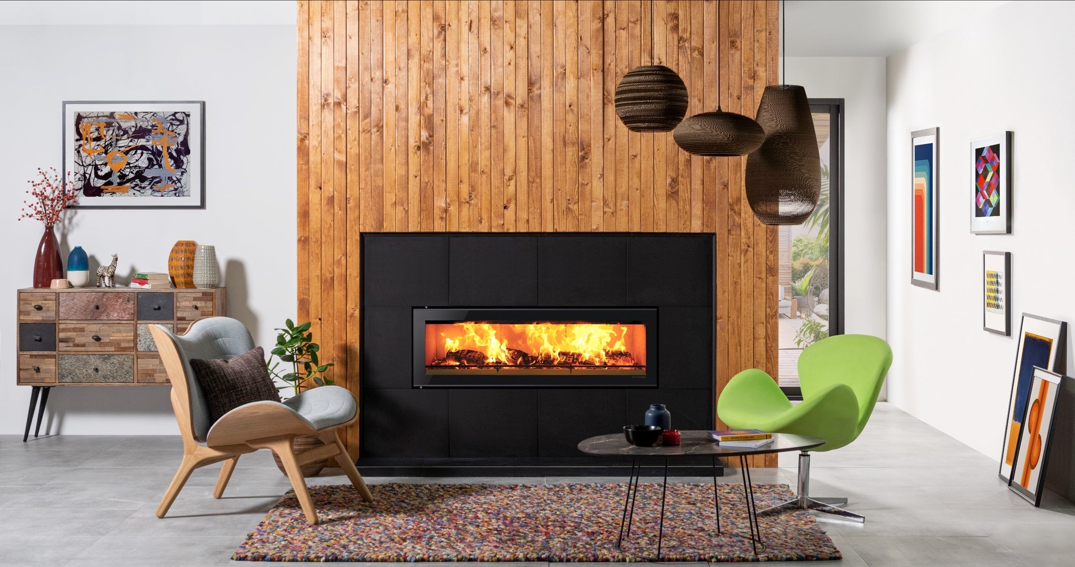 Stovax Studio 3 Rural Fire & Flue Package