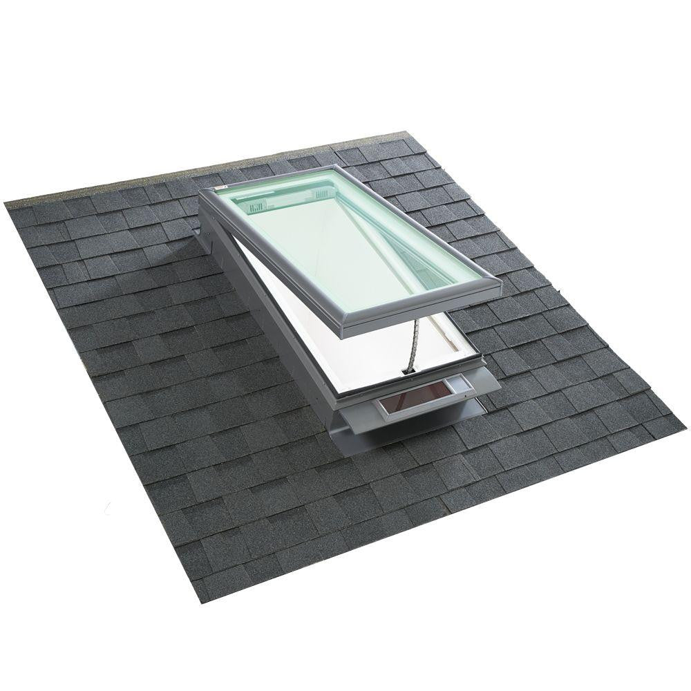 Velux Solar Powered Opening Skylight - Flat/Low-Pitched Roof