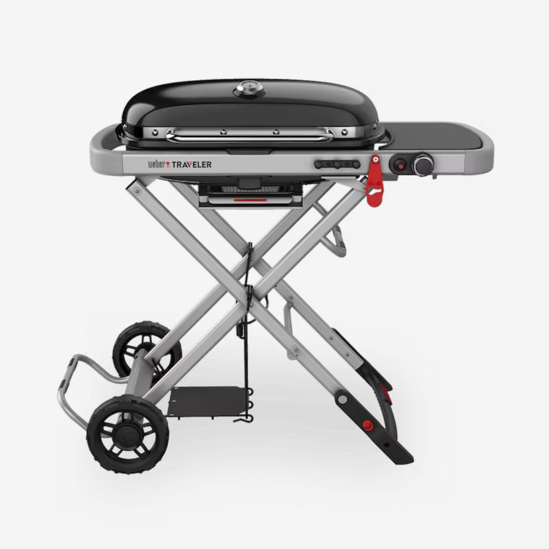 Weber Traveler Black Portable Gas BBQ LPG Turfrey BBQs NZ
