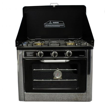 Challenger Tui Camping Oven & Stove – portable gas oven and cooktop for camping
