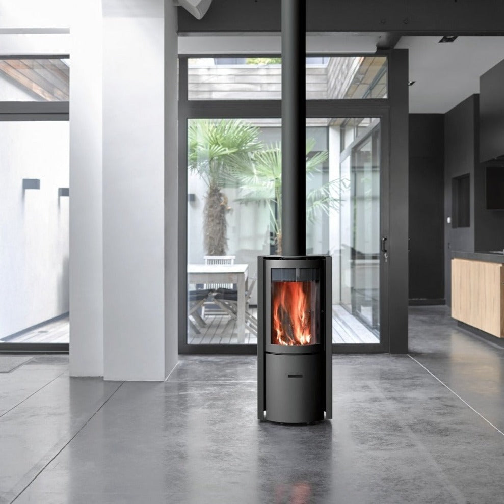 Stuv 30 Compact One Urban Free Standing Heating Home and Living Home Solutions Home Heating Wood Fires Log Burners woodfires Gas heaters Outdoor heating