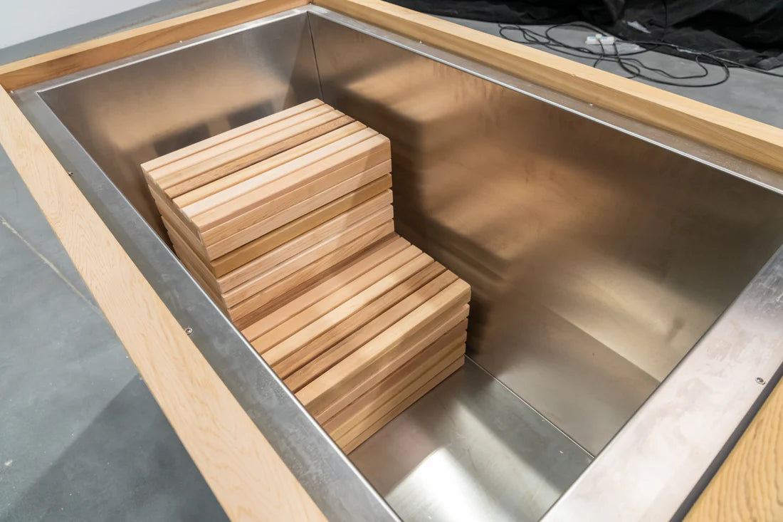 Sereno Revive Luxury Cedar Ice Bath & Hot Plunge