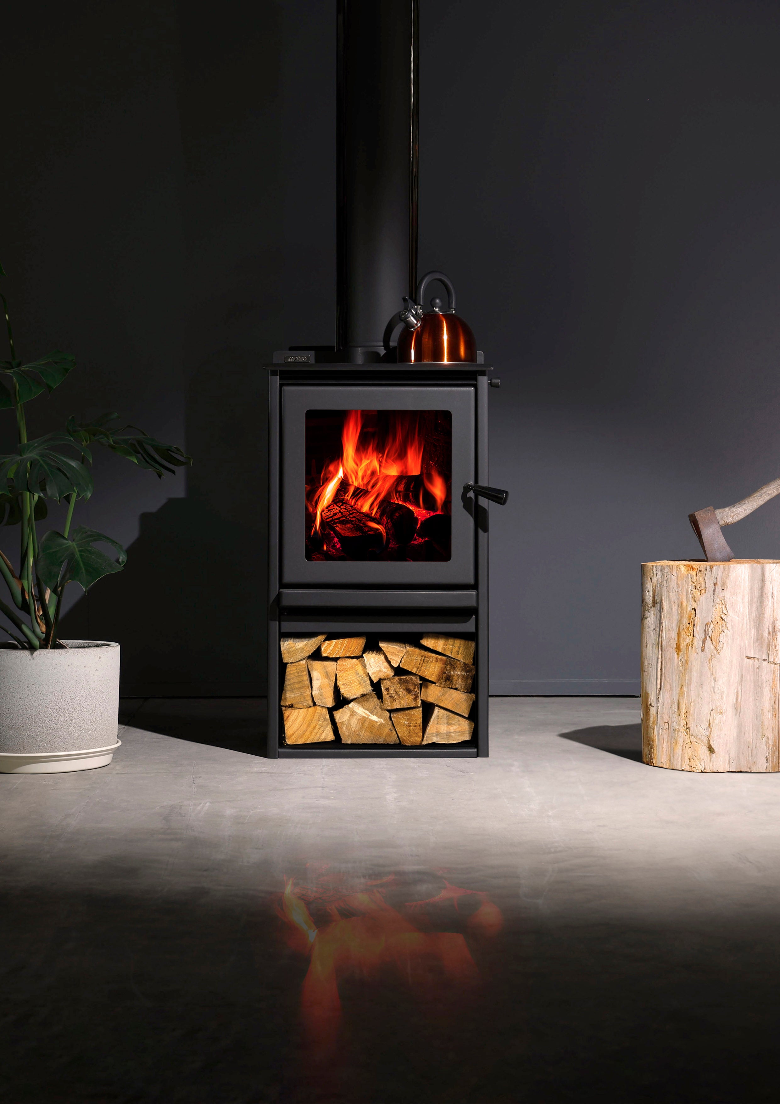 Metro Rad Plus Wood Fire