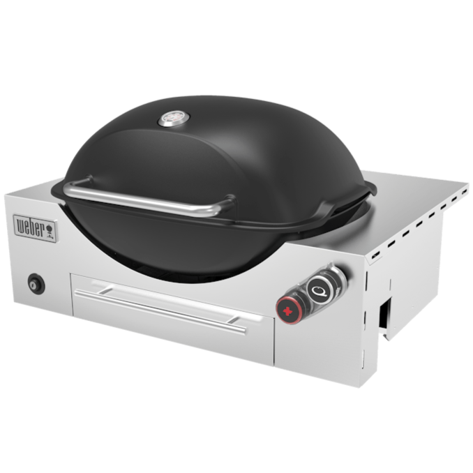 Weber Built-In Q+ Premium (Q3600N+) Midnight Black LPG BBQ