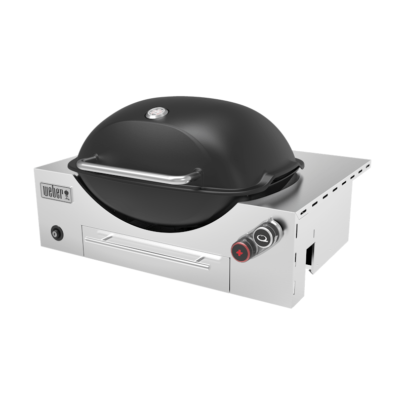 Weber Built-In Q+ Premium (Q3600N+) Midnight Black LPG BBQ