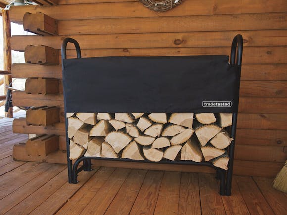 Firewood Rack 1.2m with Cover