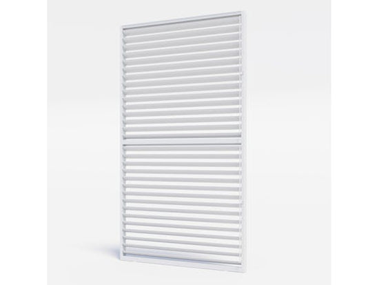 Louvre Roof System Wall Shutters 1.23m White
